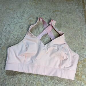 outdoor voices light pink sports bra